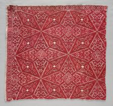 Fragment of a Pillow Cover, 1600s - 1700s. Creator: Unknown