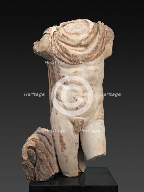 Fragment of a Portrait Statue of a Man, 2nd century. Creator: Unknown.