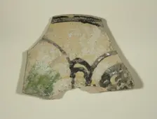Fragment of a Plate, 12th-14th century. Creator: Unknown