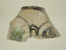 Fragment of a Plate, 12th-14th century. Creator: Unknown