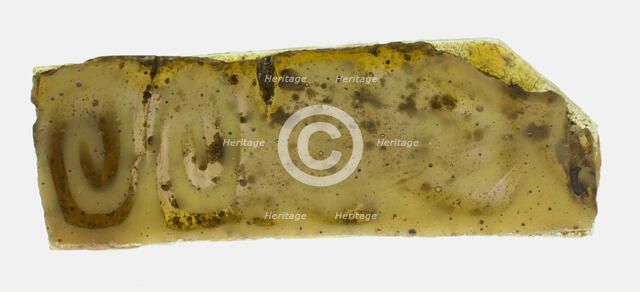 Fragment of a Plate, 1st century BCE-1st century CE. Creator: Unknown.