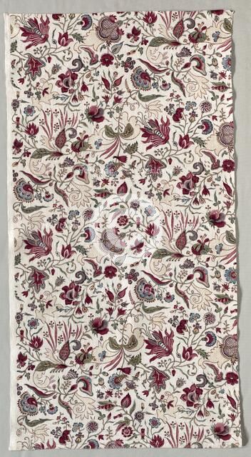 Fragment of a Quilted Skirt, c. 1785. Creator: Unknown.