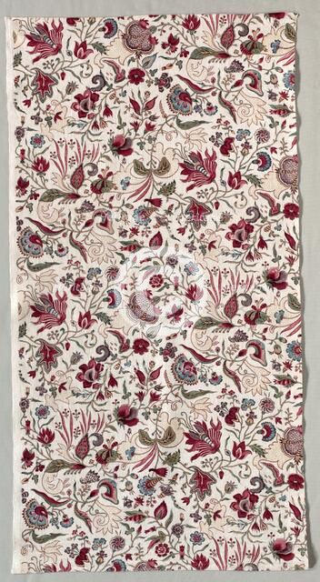 Fragment of a Quilted Skirt, c. 1785. Creator: Unknown.