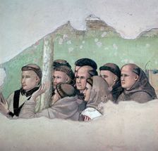 Fragment of a series on the life of St Francis, 12th century