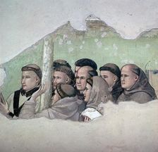 Fragment of a series on the life of St Francis, 12th century