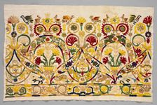 Fragment of a Skirt Border, 1700s. Creator: Unknown