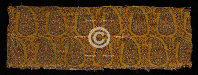 Fragment of a Shawl, 1800s. Creator: Unknown.