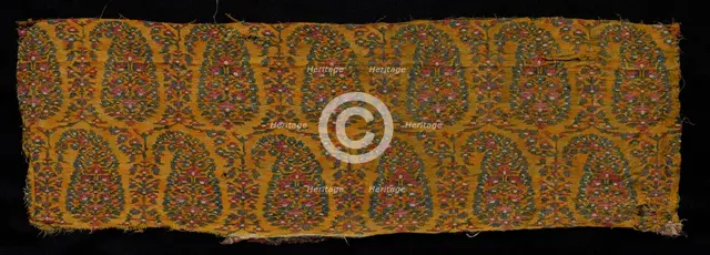 Fragment of a Shawl, 1800s. Creator: Unknown.