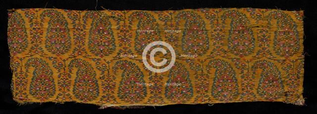 Fragment of a Shawl, 1800s. Creator: Unknown.