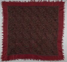 Fragment of a Shawl, late 1700s - early 1800s. Creator: Unknown