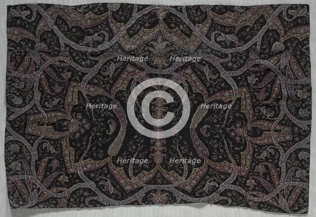 Fragment of a Shawl, mid 1800s. Creator: Unknown.