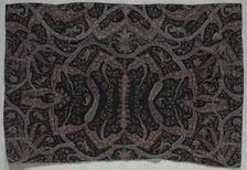 Fragment of a Shawl, mid 1800s. Creator: Unknown
