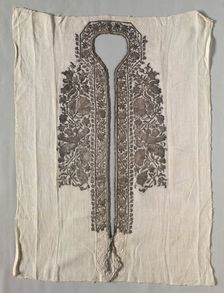 Fragment of a Shirt Front, 19th century. Creator: Unknown