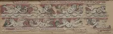 Fragment of a Sleeve Band with Floating Erotes, 600s - 700s. Creator: Unknown