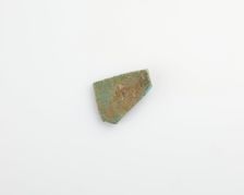 Fragment of a square tablet for inlay, Ptolemaic Dynasty or Roman Period, 305 BCE-14 CE. Creator: Unknown
