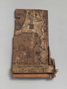 Fragment of a Stela, Coptic, 4th century. Creator: Unknown