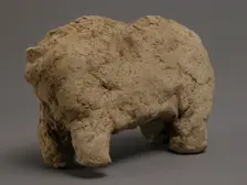 Fragment of an Animal, Coptic, 4th-7th century. Creator: Unknown