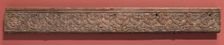Fragment of an architectural molding, Morocco, Marinid dynasty (1244-1465), 14th century. Creator: Unknown
