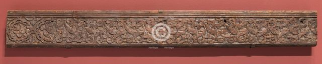 Fragment of an architectural molding, Morocco, Marinid dynasty (1244-1465), 14th century. Creator: Unknown.