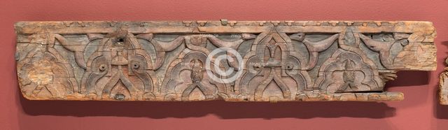 Fragment of an architectural molding, Morocco, Marinid dynasty (1244-1465), 14th century. Creator: Unknown.