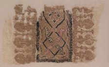 Fragment of an Embroidery, 1100s. Creator: Unknown