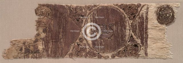 Fragment of an Embroidery, 1100s. Creator: Unknown.