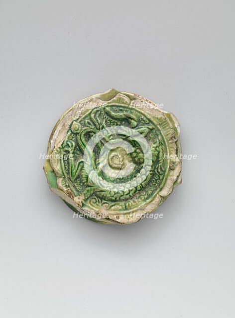 Fragment of an Imported Chinese Bowl, China, late 7th-first half 8th century. Creator: Unknown.