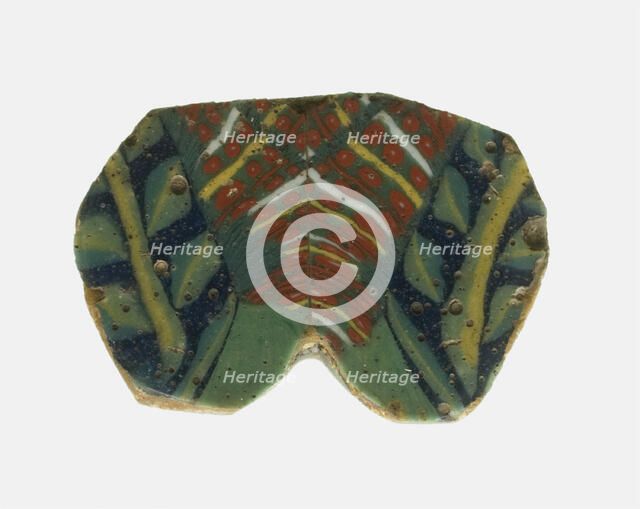Fragment of an Inlay Depicting a Fish, Roman Empire, Ptolemaic Period-Roman Period, (1st cent... Creator: Unknown.