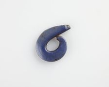 Fragment of an inlay in the form of a ram's horn, New Kingdom, 1307-1196 BCE. Creator: Unknown