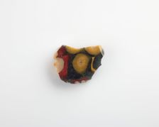 Fragment of an inlay with a floral pattern, Ptolemaic Dynasty or Roman Period, 305 BCE-14 CE. Creator: Unknown