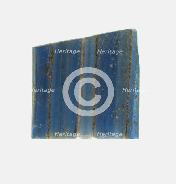 Fragment of an Inlay with a Zig-zag Pattern, 1st century BCE-1st century CE. Creator: Unknown.