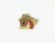 Fragment of an inlay with fish design, Ptolemaic Dynasty to Roman Period, 305 BCE-14 CE. Creator: Unknown