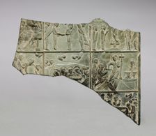 Fragment of an Icon with Scenes from Christ's Passion, 1100s. Creator: Unknown