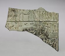 Fragment of an Icon with Scenes from Christ's Passion, 1100s. Creator: Unknown