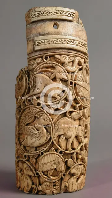 Fragment of an Oliphant, Italy, 11th-12th century. Creator: Unknown.