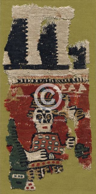 Fragment of an Ornament, 700s - 800s. Creator: Unknown.