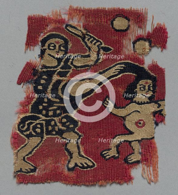 Fragment of an Ornament, 700s - 800s. Creator: Unknown.