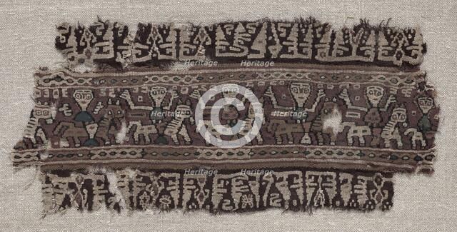 Fragment of an Ornamental Band, 800s. Creator: Unknown.