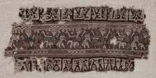 Fragment of an Ornamental Band, 800s. Creator: Unknown