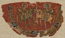 Fragment of an Ornamental Border of a Tunic, 800s. Creator: Unknown