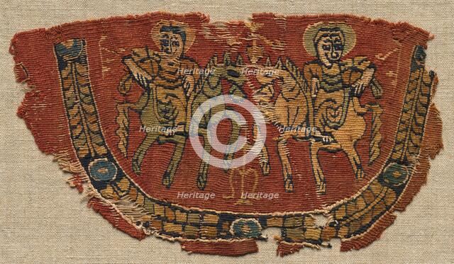 Fragment of an Ornamental Border of a Tunic, 800s. Creator: Unknown.