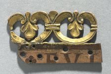 Fragment of an Ornamental Crest from a Reliquary Shrine, c. 1165-1180. Creator: Unknown