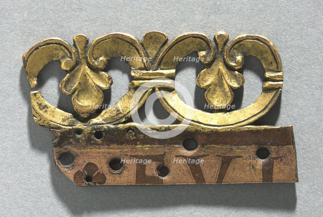 Fragment of an Ornamental Crest from a Reliquary Shrine, c. 1165-1180. Creator: Unknown.