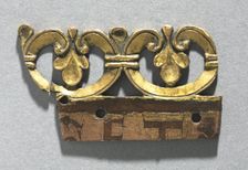 Fragment of an Ornamental Crest from a Reliquary Shrine, c. 1165-1180. Creator: Unknown