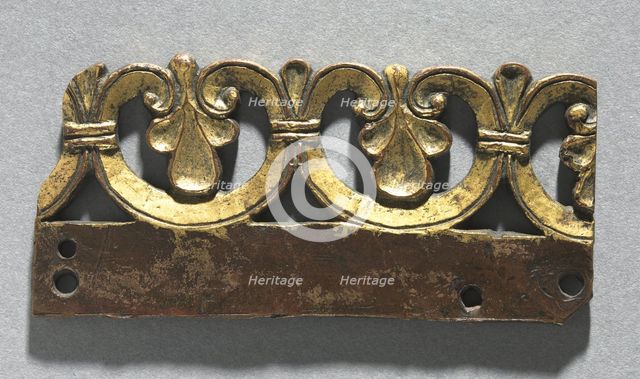 Fragment of an Ornamental Crest from a Reliquary Shrine, c. 1165-1180. Creator: Unknown.