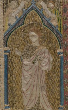 Fragment of an Orphrey, British, 13th century. Creator: Unknown