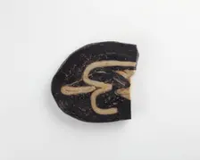Fragment of an oval tablet for inlay, Possibly Late Period, (500-400 B.C.?). Creator: Unknown