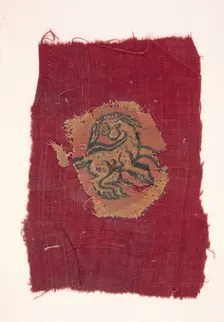 Fragment of an Oval Segmentum, 600s - 700s. Creator: Unknown