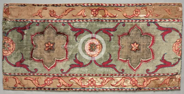 Fragment of Border, 1600s. Creator: Unknown.
