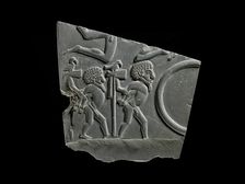 Fragment of battlefield palette, 3100 BC